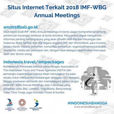 Situs Internet Terkait 2018 IMF-WBG Annual Meetings - 20180927